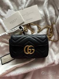 Borsetta Gucci GG marmont modello super mini