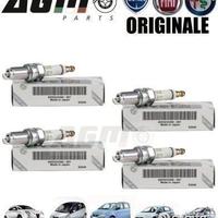 Kit 4 candele originali fiat 500 panda 1,2 zkr7ai