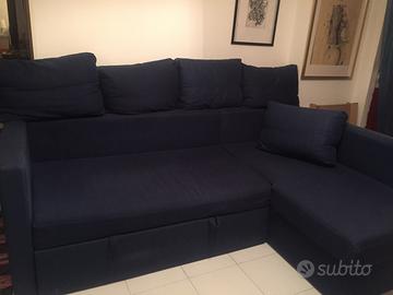 Divano letto angolare ikea vintage con caseettone