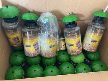 Trappole per mosche riutilizzabili con esca