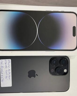 Iphone 14 pro max 256 nero