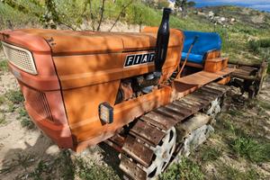 Fiat 355C con fresa Celli - trattore cingolato eff