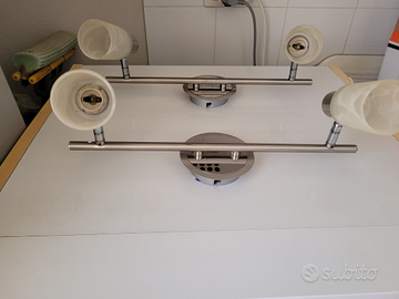 Barra 2 faretti Silver