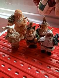 Statuette di Babbi Natale