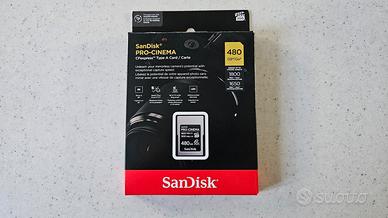 CFexpress Type A Sandisk Pro Cinema 480GB