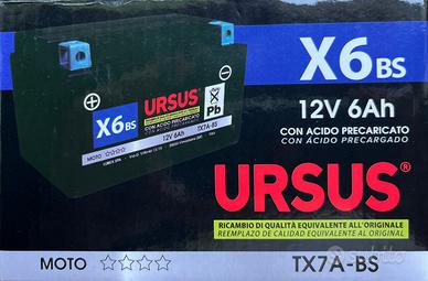 Batteria moto URSUS X6 12V 6Ah