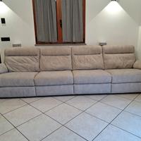 Divano in microfibra 3.40 cm Divani & Divani