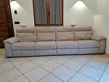 Divano in microfibra 3.40 cm Divani & Divani