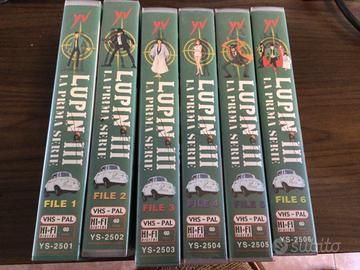 Videocassette serie completa anime Lupin III verde