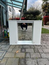 Mobile bagno con specchio e pensili lateral