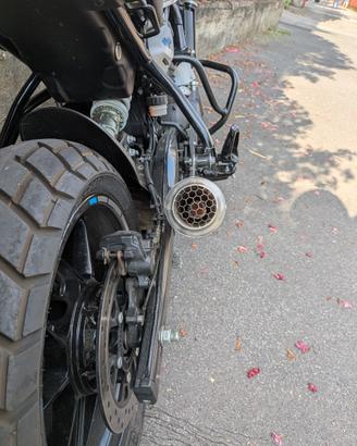 Scarico slip on Mass omologato guerrilla 450