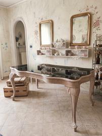 tavolo da pranzo shabby chippendale L 176 x 96 