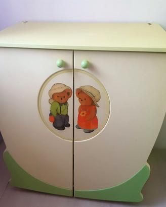 Cassettiera-Fasciatoio-Bagnetto per bambini