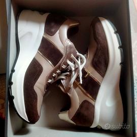 nero giardini sneakers con zeppa