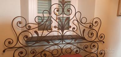 testata da letto matrimoniale in ferro battuto