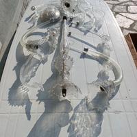 lampadario in vetro di Murano 