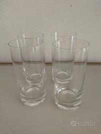 Nr.4 Bicchieri Tumbler Altezza 13.5cm Diametro 6cm