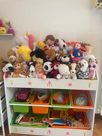 Libreria montessoriana e porta giocattoli