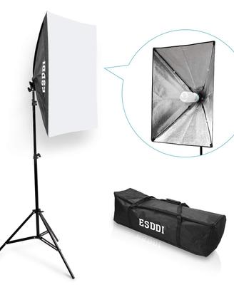 SET FOTOGRAFICO - GREEN SCREEN E BOX LUCE 