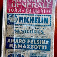 TOURING CLUB ITALIANO Annuario Generale 1932-33
