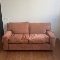 2 divani 160 x 85 marrone chiaro