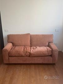 2 divani 160 x 85 marrone chiaro