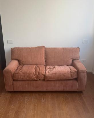 2 divani 160 x 85 marrone chiaro