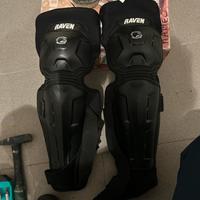 Protezioni motocross ginocchiere raven taglia s