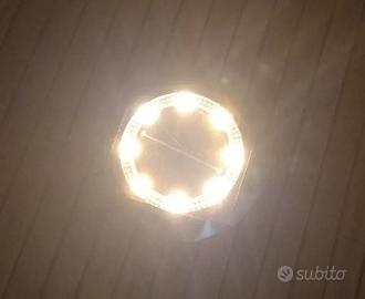 Faretti da giardino a luce solare, diam. 9 cm