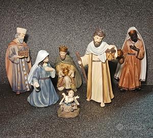 Statue presepe in gesso. Altezza cm. 25. Anni 60
