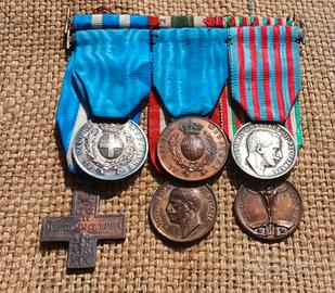 medaglia Medagliere al valore militare oro argento