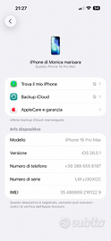 iPhone 16 pro Max permuta