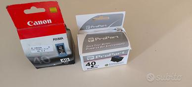 Cartucce PG 40 per stampante PIXMA Canon