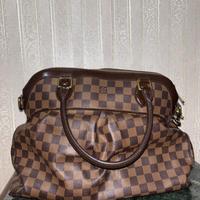 Borsa Louis Vuitton Trevi GM in tela Damier Ébène