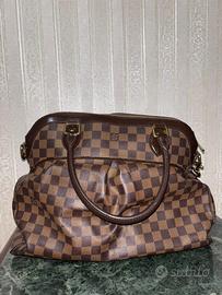 Borsa Louis Vuitton Trevi GM in tela Damier Ébène