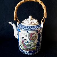 Antica teiera giapponese da collezione  porcellana