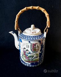Antica teiera giapponese da collezione  porcellana