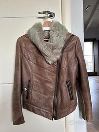 Pelliccia Giacca Vera Pelle