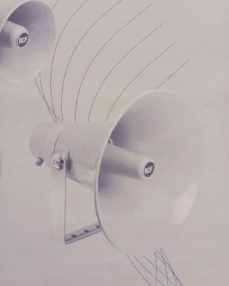 5 RCF HD410/t diffusori a tromba