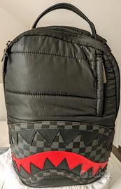 sprayground black puffer zaino originale like new