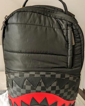 sprayground black puffer zaino originale like new