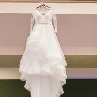 💜spettacolar vestito da sposa N.uovo invernale💜