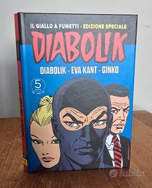 Trittico monete 5€ serie "fumetti Diabolik"