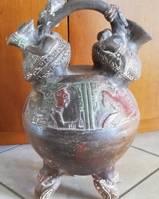 Vaso messicano in terracotta, anni '80