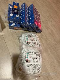 Catena di lampadine a stringa E27 (coppia)