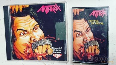 Anthrax CD e cassetta thrash speed metal