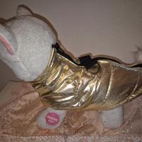 cappotto oro cane