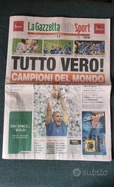 Gazzetta dello sport2006–Italia Campione del Mondo