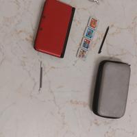 nintendo 3ds xl rosso giochi+Md