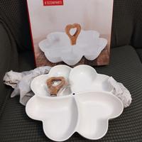 Piatto porcellana per aperitivi